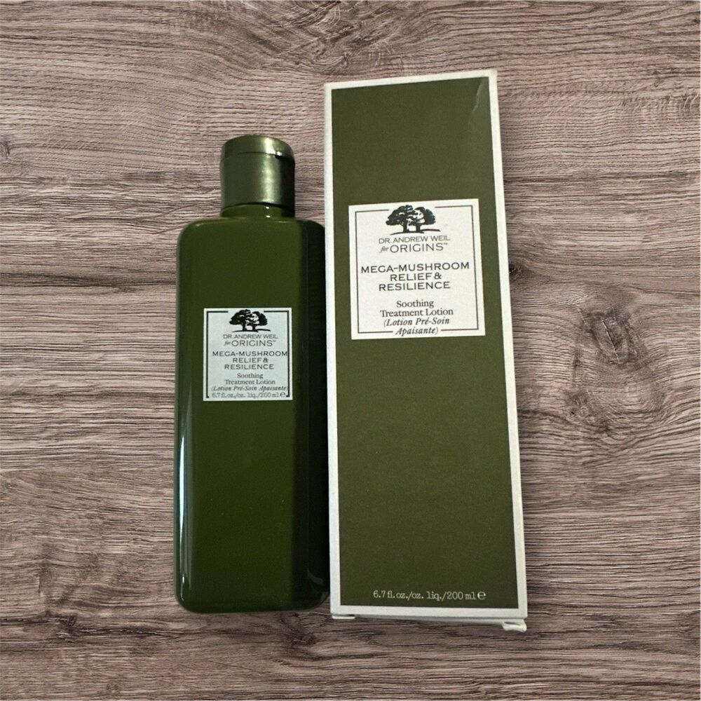 ORIGINS MEGA MUSHROOM RELIEF & RESILIENCE SOOTHING TREATMENT LOTION 6.7 OZ 200ML